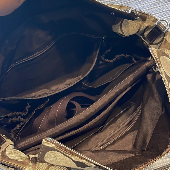 Brown Coach Diaper Bag - Picture 8 of 13